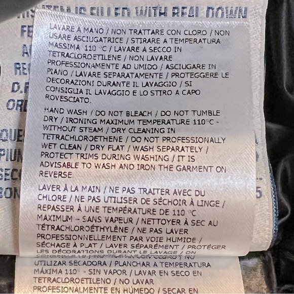 Moncler Lissy Collarless Down Zip-Up Jacket Sz-2 - Picture 13 of 16